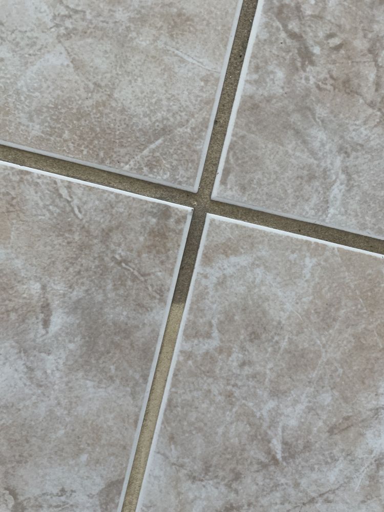 after grout cleaning