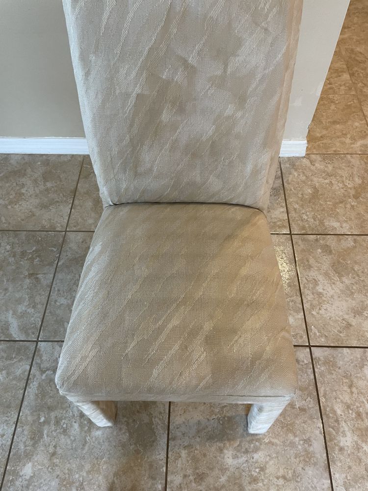 after upholstery cleaning