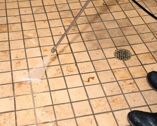 Bathroom Grout Cleaning
